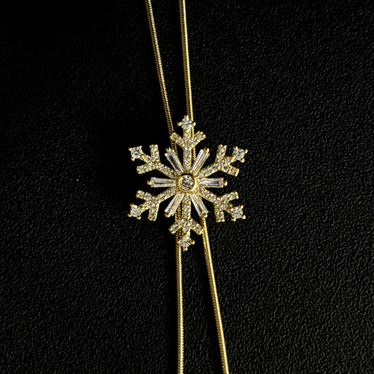 Snowflake Y-Necklace