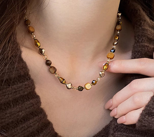 Boho Style Strand Necklace