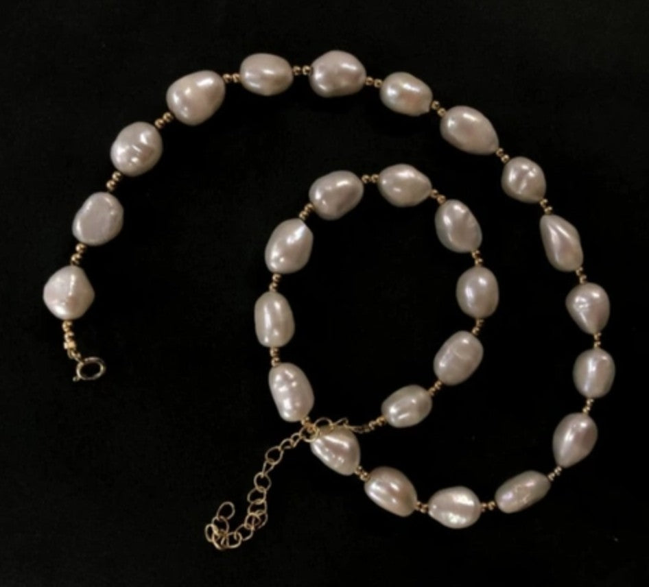 Baroque Freshwater Pearl  Accessory  Set