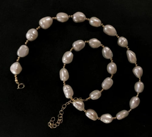 Baroque Freshwater Pearl  Accessory  Set